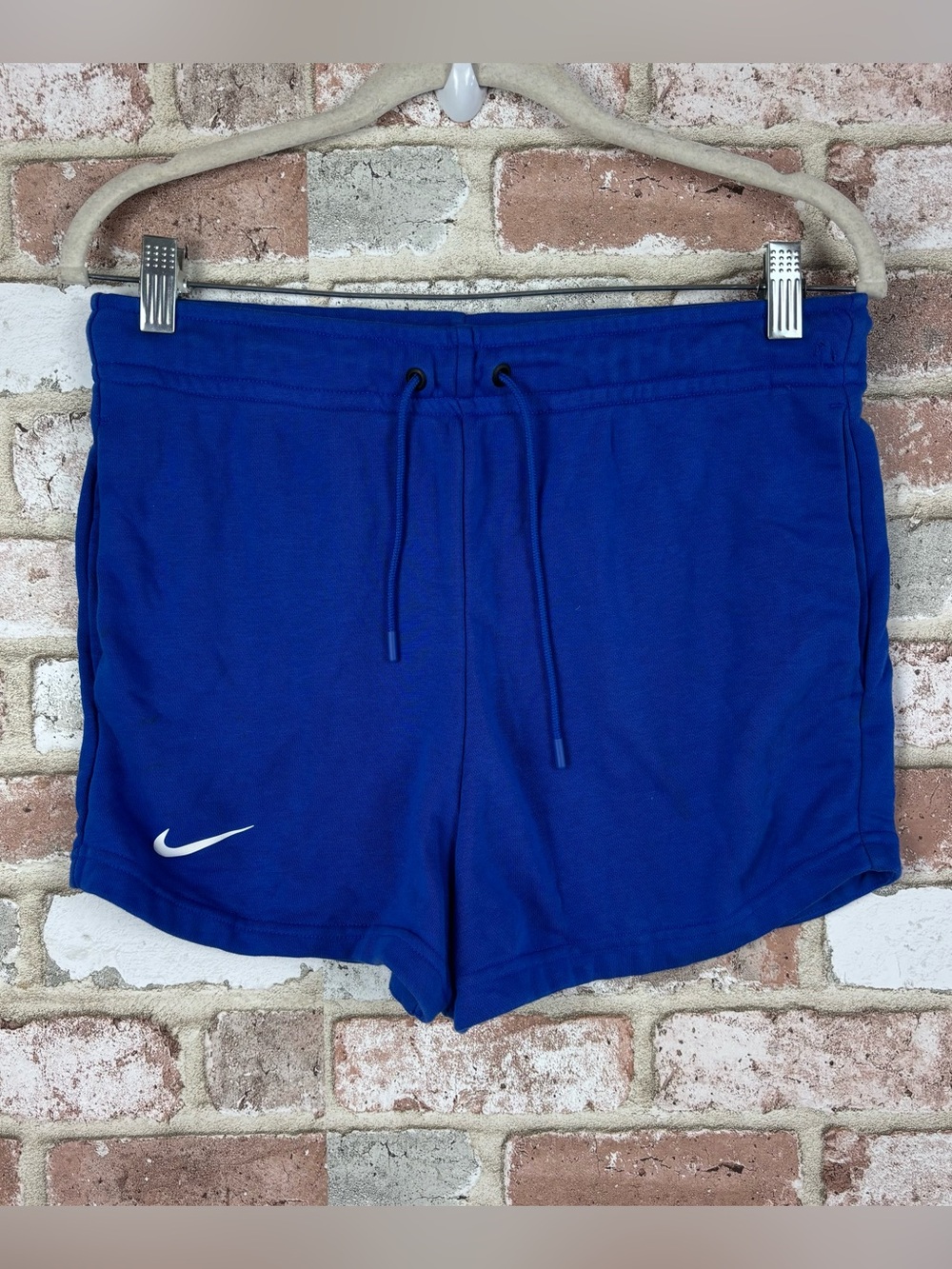 Nike Cotton Blue Sweatshorts | Size small with pockets